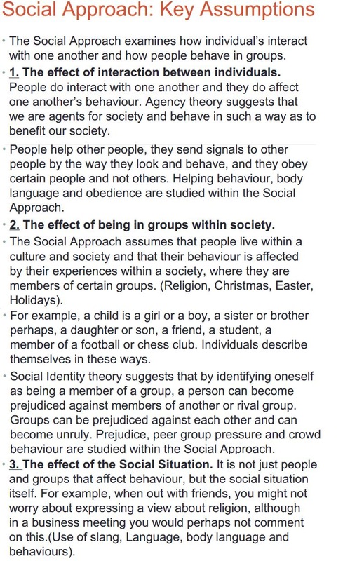 short essay on social psychology